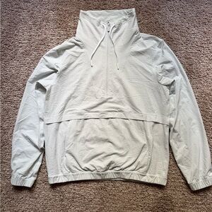 lululemon athletica  Zip Up Sweater in Light Gray